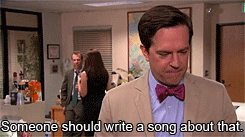 johnisidro:  i-riverpond:  Andy Bernard - The Office  This in the finale.. RIGHT