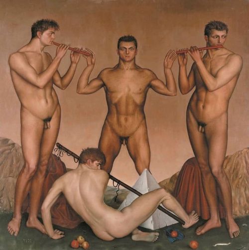 antonio-m:‘Les musiciens ou Les quatre frères’, 1921 by François Barraud (1899-1934). Swiss artist.