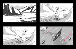 Sharkbomb:  Paulenep:  Storyboards About A Child Going Fishing Who Gets More Than