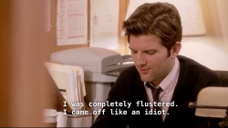 gayestpilot:  nervousness level: ben wyatt