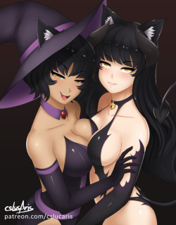 cslucaris:   #266 -  Trick or Treat?You open the door and see these two. What do?It’s the last day for Patreon sign up to get last month’s batch! If you’re at all interested in what I did in September, then please consider pledging! This piece will