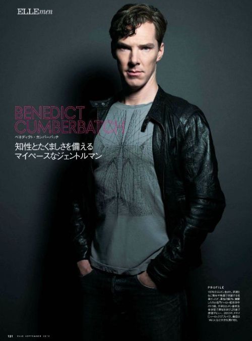 londonphile: Elle Japon September issue (buy) Many thanks to muchadoaboutbenedict for the earlier ti