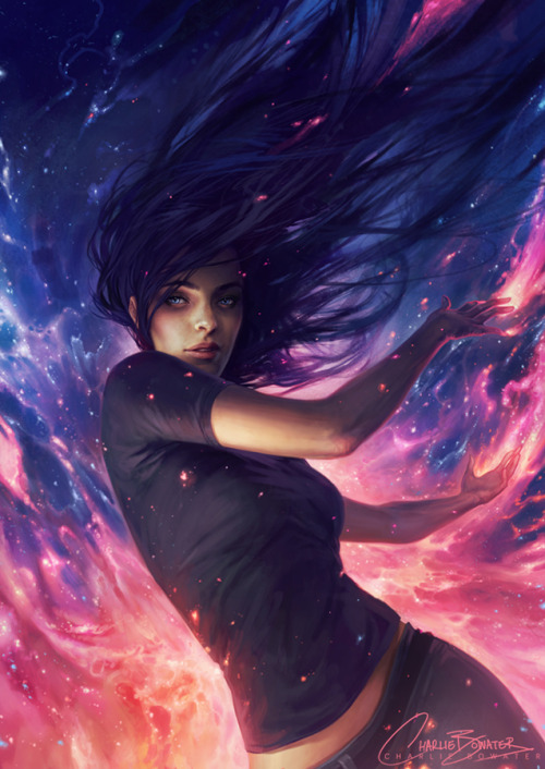 Porn Pics imthenic:  A Sky Full Of Stars by Charlie-Bowater