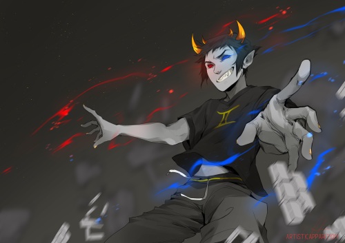 theartisticapparition:Frick dude I hadnt drawn sollux in a WHILE. he was my first homestuck muse