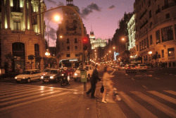 20aliens:  Madrid. the Gran Via. 1993Harry