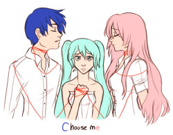 HAHA I DID IT;;; based on the song &ldquo;choose me&rdquo; v/u/v