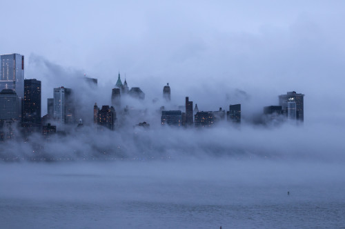  Manhattan, New York City. January 2014. Looking like Gotham. 