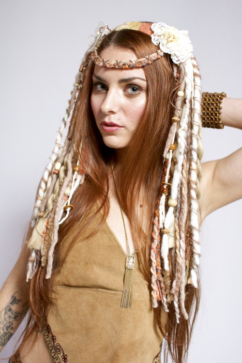 headdress, headdresses, bone headdress,  wig, dreads, white headdress, dreadfalls, tribal, tribal he