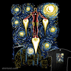 tat2world:  shirtoid:Starry Iron by ddjvigo is ป for a limited time at OtherTees Ok, tumblr….  I see you tryin’ to make me smile. Post Links and Get Paid for Every Click!
