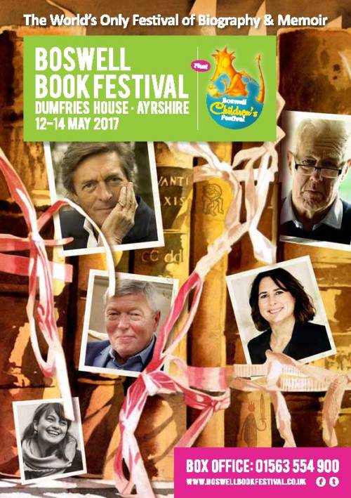 Boswell Book Festival, Dumfries House, Ayrshire, 12-14 May 2017
https://www.boswellbookfestival.co.uk/