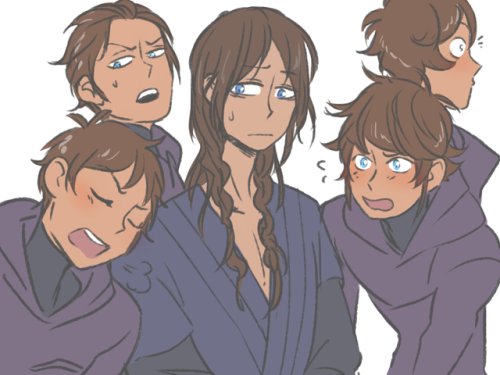 went down the au rabbit hole lol…OG!Lance tries to distance himself, but his clones are drawn