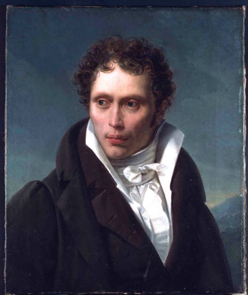 pieterdebruijnkops:  Ludwig Sigismund Ruhl (1794 - 1887) - Arthur Schopenhauer, c. 1818 