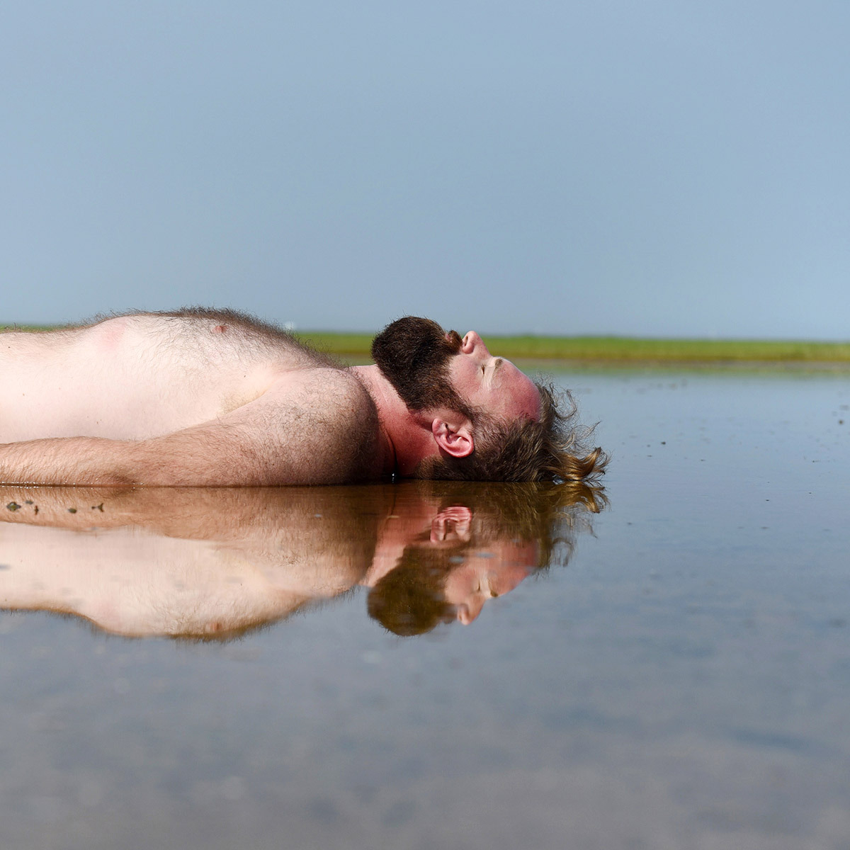 summerdiaryproject:  BEAR WEEK 2015     HERRING COVE    ERIC ON THE BEACH IN PROVINCETOWN,