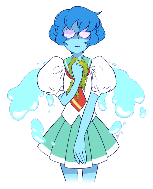 dragoplateau:ohseagull:Lapis Lazuli as Anthy Himemiya!  A commission for dragoplateau~I commissioned