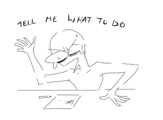 scoutology: when you wanna draw but don’t wanna at the same time  