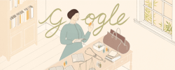 coolchicksfromhistory:  Google Doodle celebrating the birthday of Elizabeth Blackwell (1821-1910).  Elizabeth was the first woman in the United States to earn a medical degree.