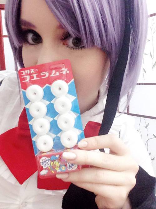 nsfwfoxydenofficial:  Happy Frisky Friday!! I tried on my new Hotaru cosplay and then took some NSFW selfies last night. <3 Does anyone love snack waifu and Dagashi Kashi as much as I do??? ;) It was hard to not eat all the dagashi I used as props