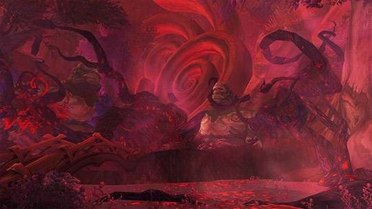 warcraft-shenanigans:Corrupted Emerald Dreamway, Emerald Nightmare