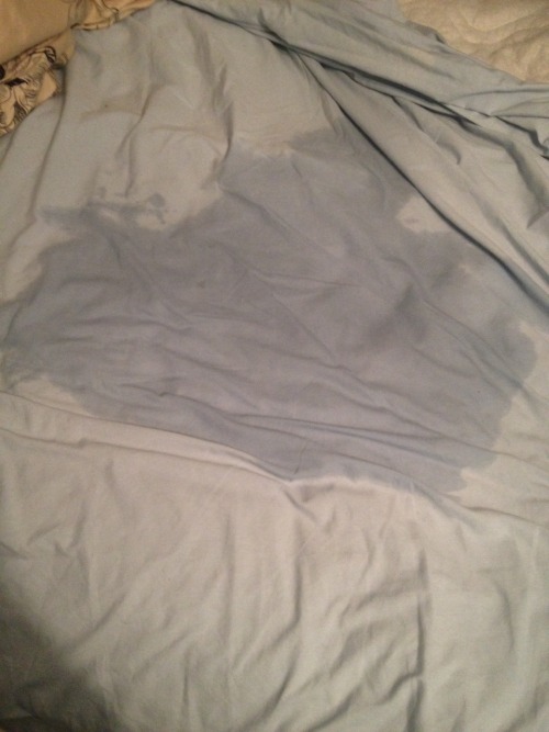 fluffy-omorashi: 3:19- I had a little accident and peed my bed!! Embarrassing.. ;////;. I was drifti
