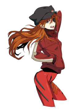 animeslovenija:  This old set is great, though Asuka is the best of the bunch, I really dig that spunky look.