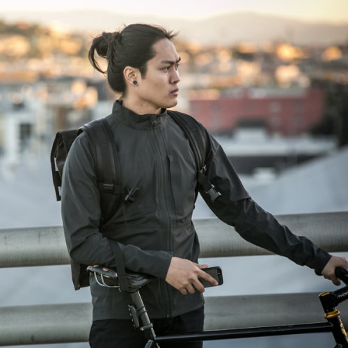 cycleflaneur:  (via Apparel / Meridian Lightweight Waterproof Cycling Jacket || ACRE by Mission Work