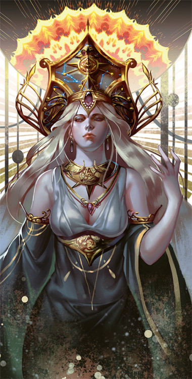 art-of-cg-girls:  tarot card - the sun by kim armi