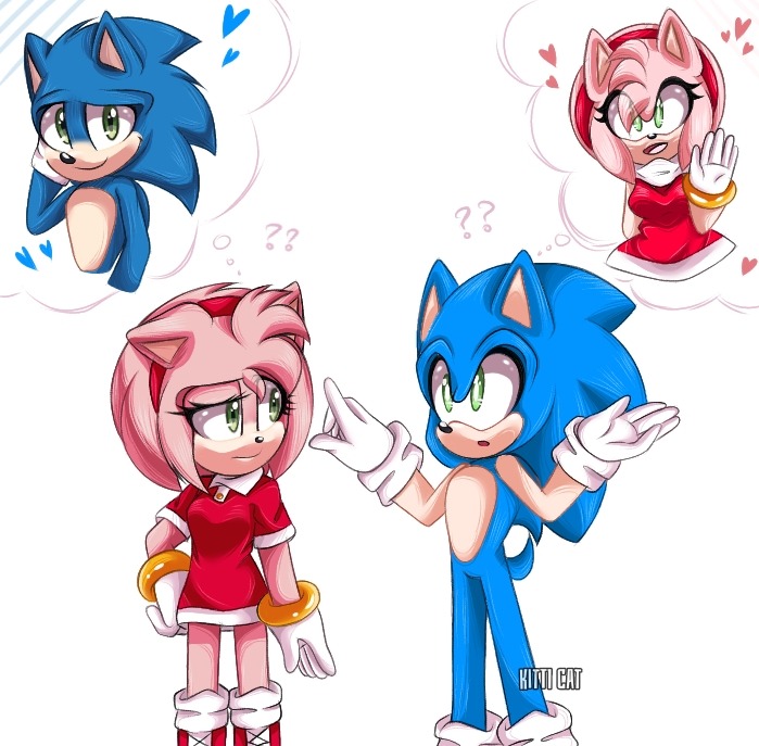 CGMayra — Sonamy movie vs Sonamy x creador de amy rose movie