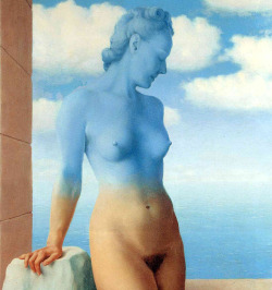 adapto:    Rene Magritte  Magie noire (1945)