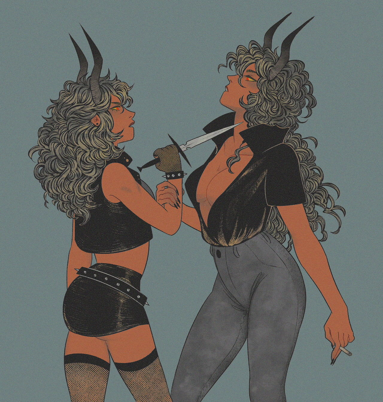 gabriellemkari:High Stakes. Day 2 of drawtober
