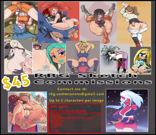 jack-aka-randomboobguy:Doing sketch commissions ฽ per image, 3 slots available at the moment. If I don’t message you back then I’m full. Contact me at rbg.commissions@gmail.com if interested. I can stream it if you want. Examples(all nsfw