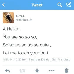 I’m such a poet.
