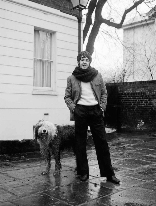 maccasmccartney - Paul McCartney outside his Cavendish home on a...