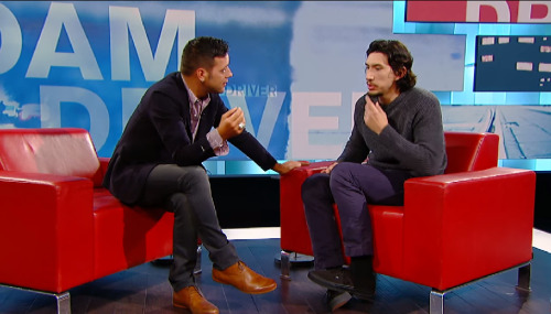 bendingsolo: Adam Driver’s feet doing cute things during interviews