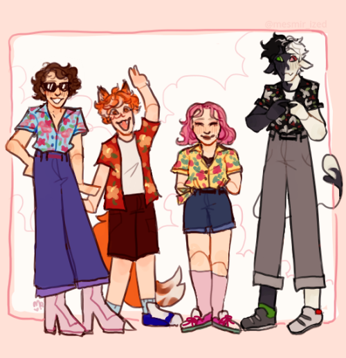 mesmir-ized:the thing about misferns is that they would all wear matching hawaiian shirts and it wou