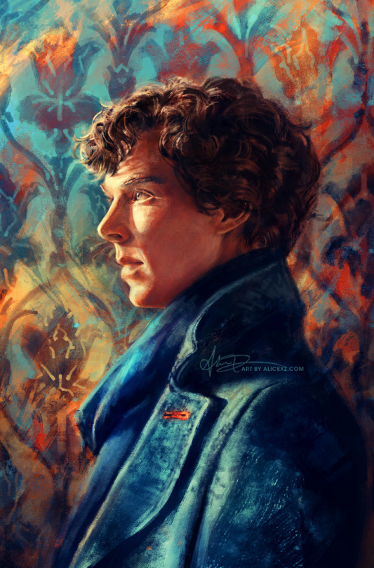 Portrait Of Sherlock… I Spent An Insane Amount Of Time On This! The Lighting Was Extremely Difficult