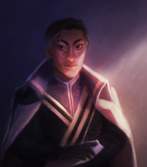 For the Inquisitor drawing challenge: 3. Their portrait as done by some fancy Orlesian court artist 