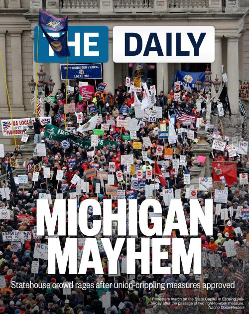 Four things to know about the right-to-work legislation approved by the Michigan Legislature yesterd