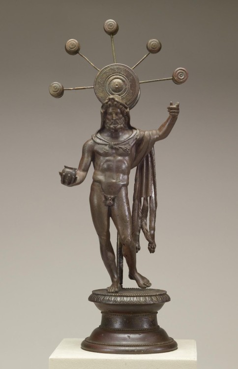 Statuette of Sucellus. Discovered in Vienne, France. Roman, 1st to 2nd century A.D. Bronze. Walters 