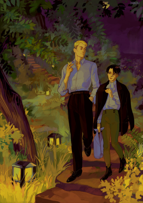 onorobo: This is an old boyfriend jacket drawing for an eruri fanbook.  I think it’s sold out now, but the store envy says it’s under construction, so who knows, perhaps one day it will be sold again!  9/9/14 EDIT: They still have copies if you