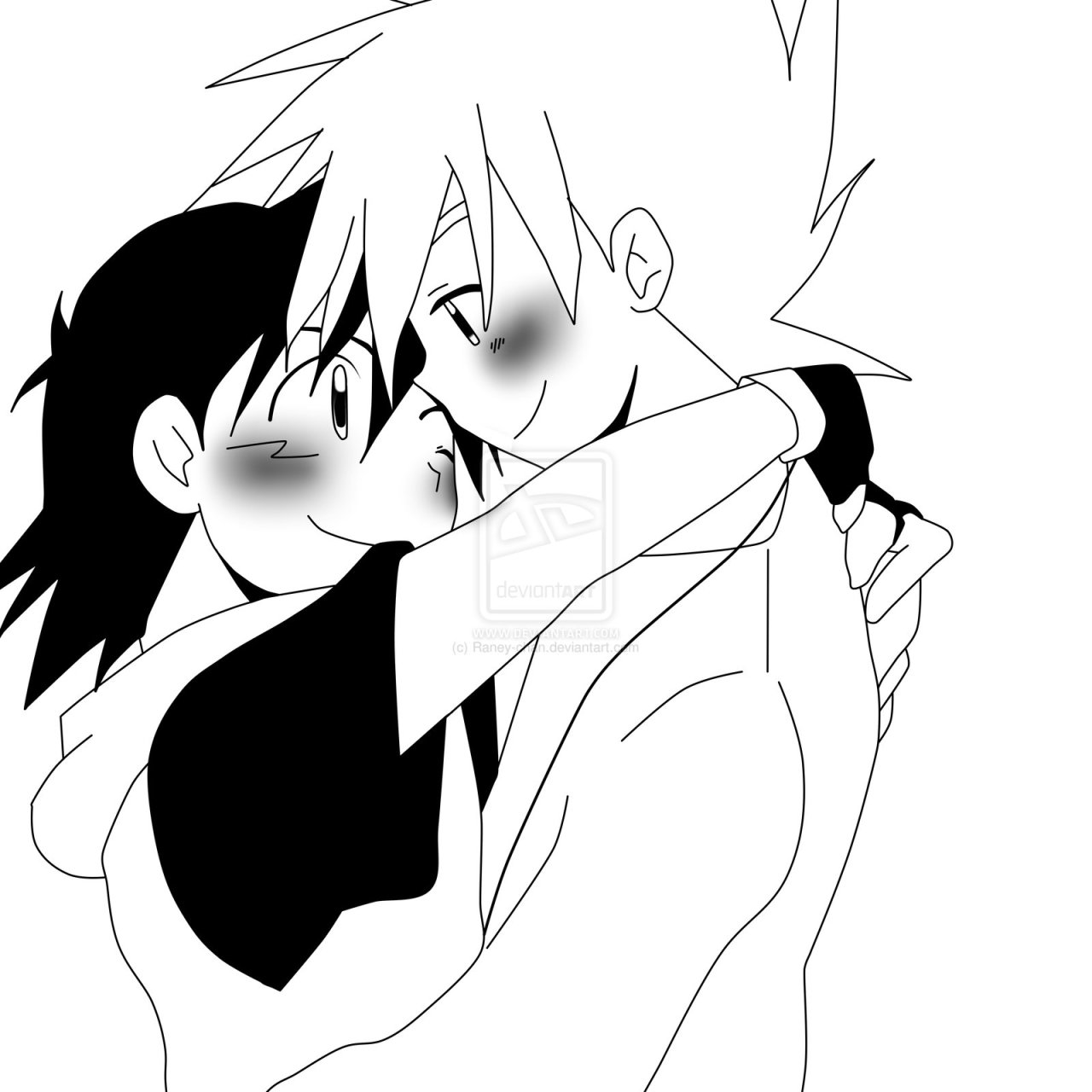 elly-faygh-8:  Ash and Gary by !Raney-chan 