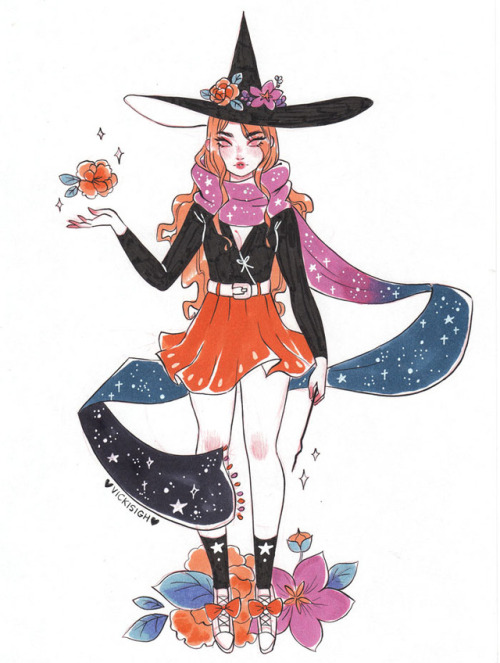vickisigh: Last week of Inktober 2017! Thanks so much for joining me on this journey and for all your support! <3   Twitter | Instagram | Patreon | Store    