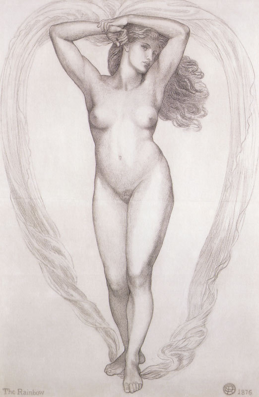 thefashioncomplex:  The Rainbow, Dante Gabriel Rossetti, 1876 