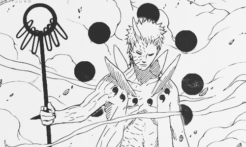 seiijuro:    Juubi Jinchūriki   Naruto | Manga Cap | (black balls) 
