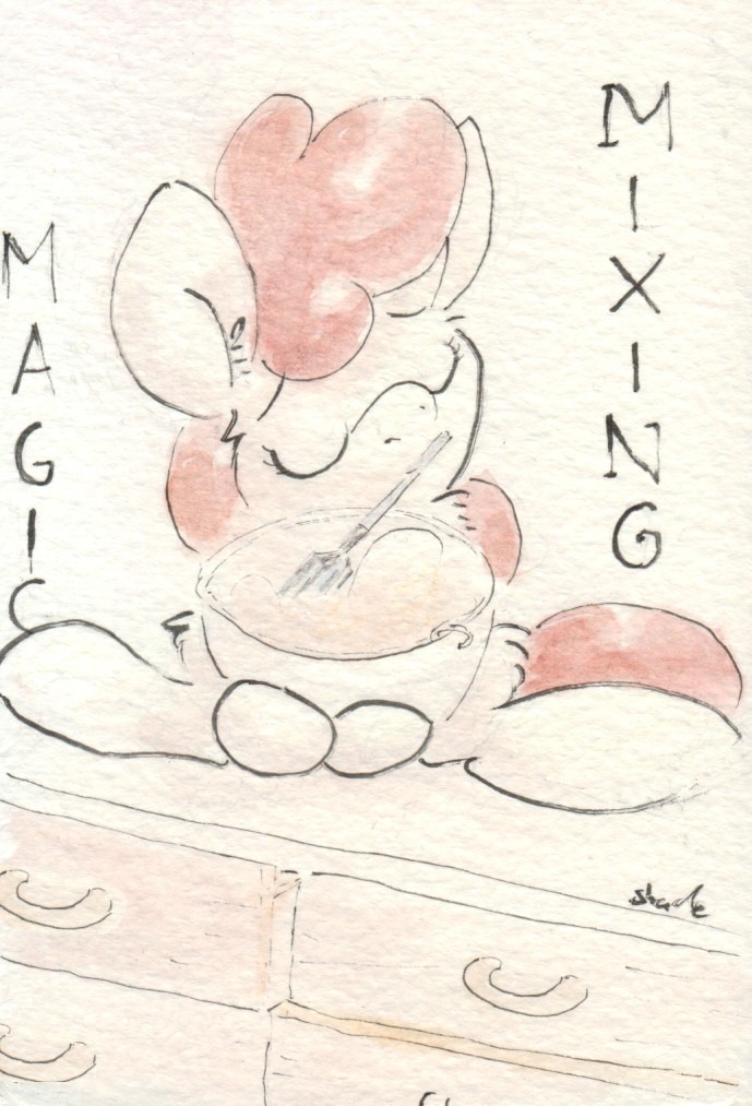 slightlyshade:Syrup’s making pancakes… batter first!=3