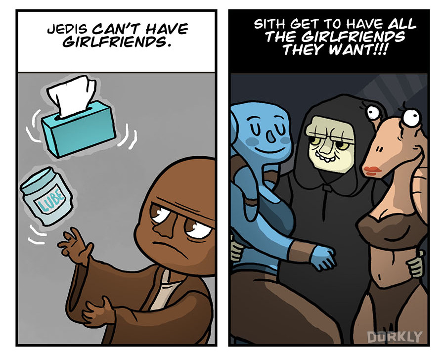 dorkly:    Why the Dark Side of the Force Is DEFINITELY Better [by andrewbridgman