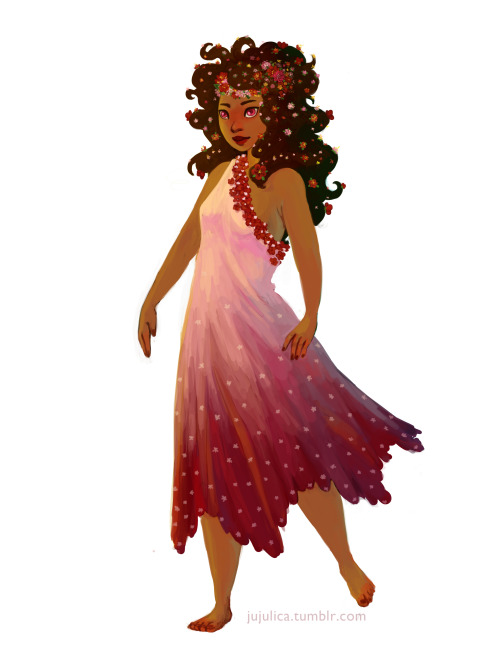 jujulica: Trying out some designs for Persephone and Demeter. 