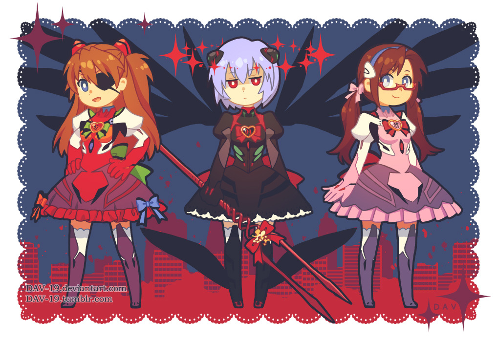 dav-19:  Magical girls who are fighting with angels 