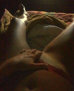 babiandbossman:  Other than me making her cum, watching her pleasure herself is one of my favorite things. I love that you let me help you in these moments. I love knowing that it’s my hands you’re imagining on you body. I love know that you need