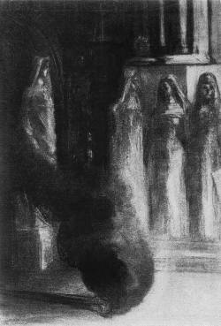 spectral-insomnia:  Odilon Redon - “The Black Torches”