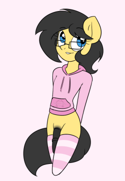 sweetfilthyfun:  Socks n hoodie doodle for